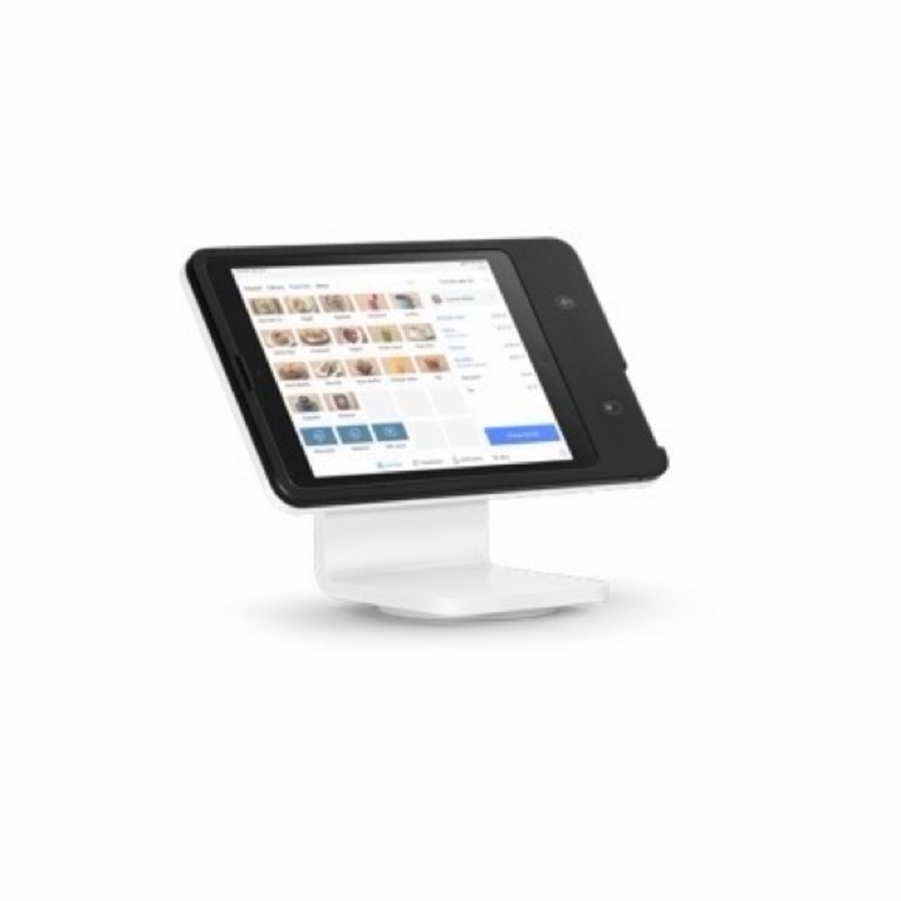 Square iPad stand, mobile Bluetooth printer and 1/2 case printer paper